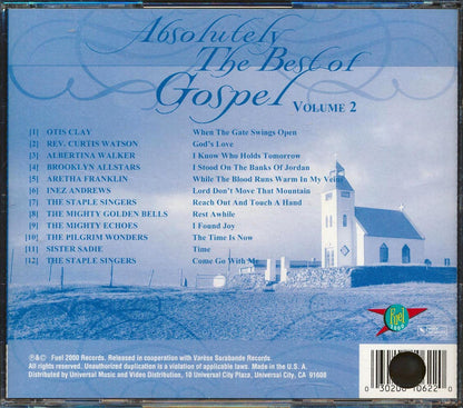 Otis Clay, Brooklyn Allstars, The Staple Singers, Etc. - Absolutely The Best Of Gospel Volume 2 (marked/ltd stock) Music CD