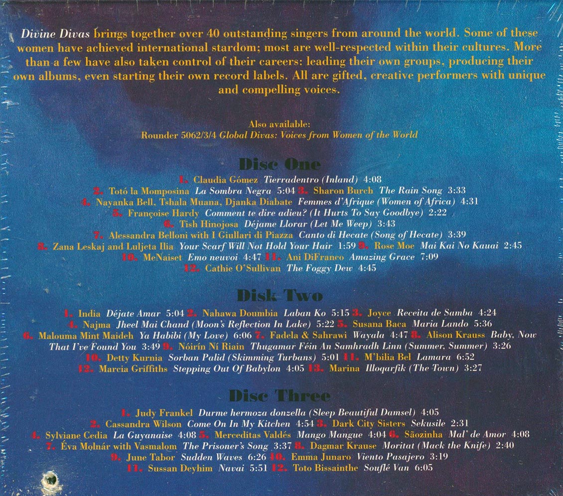 Various - Divine Divas: A World Of Women's Voices (37 tracks) (3xCD) (marked/ltd stock) Music CD