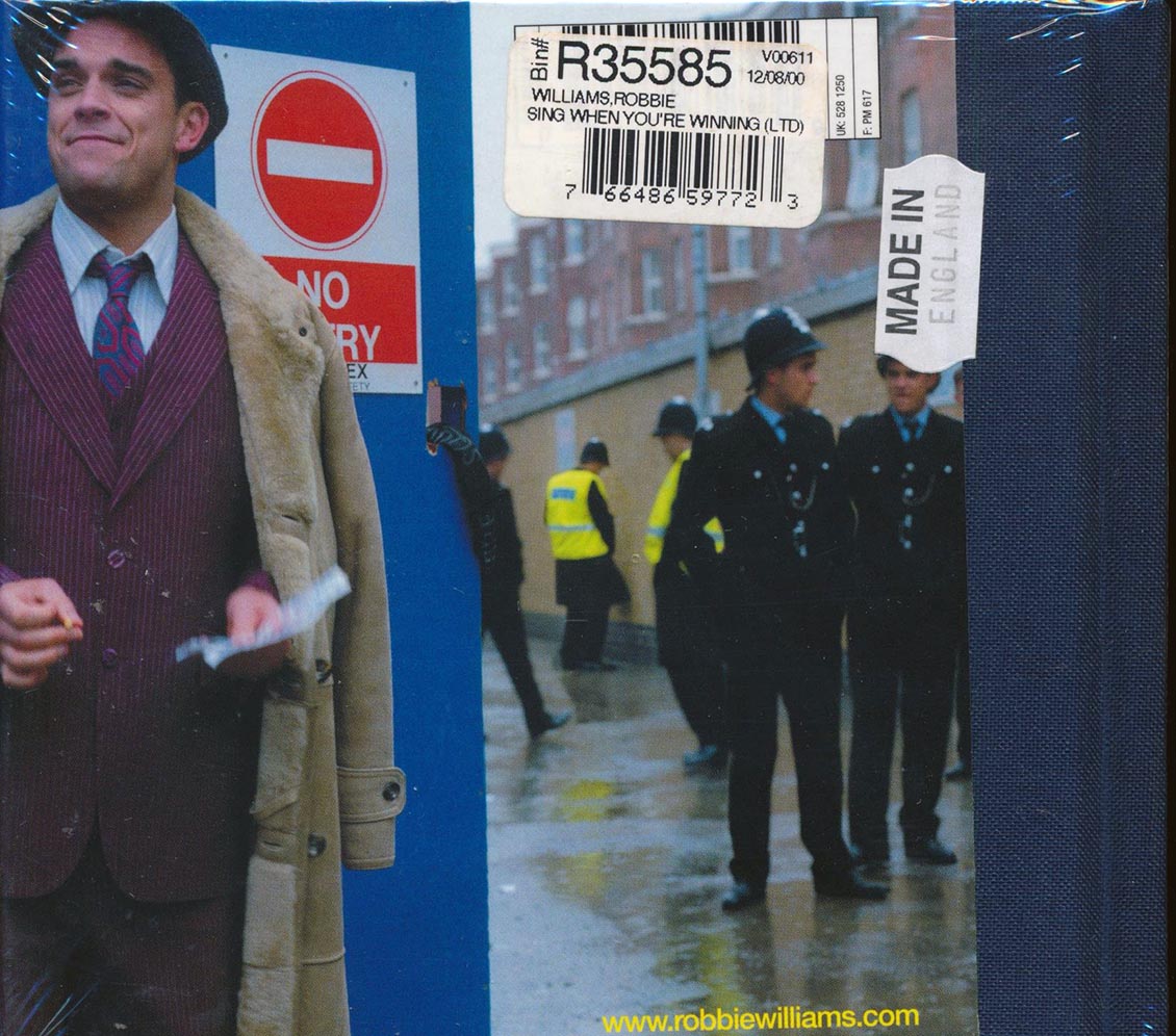 Robbie Williams Sing When You're Winning casebound set ltd ed Music CD