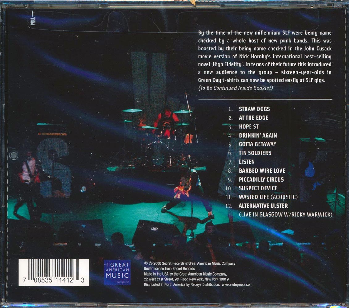 Stiff Little Fingers - Long Way To Paradise Music CD