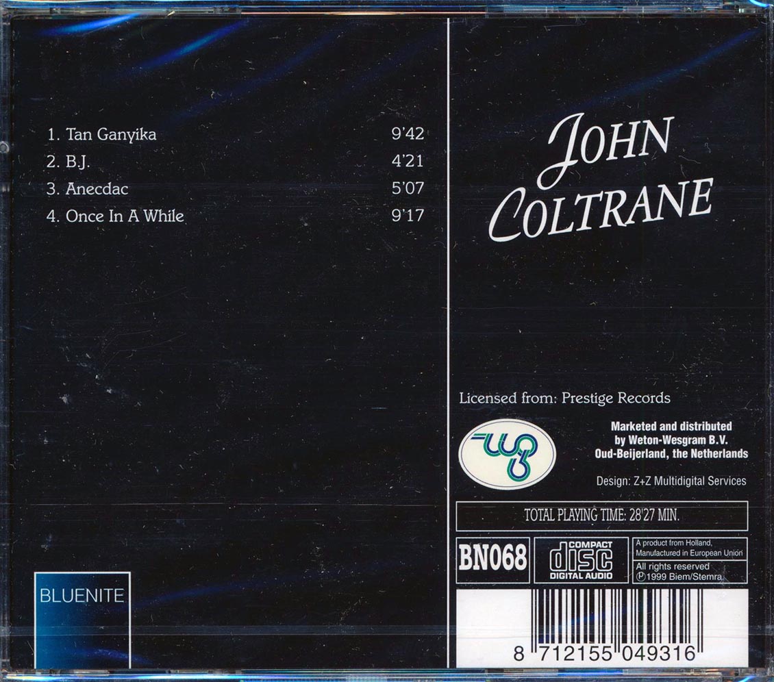 John Coltrane Legend Music CD