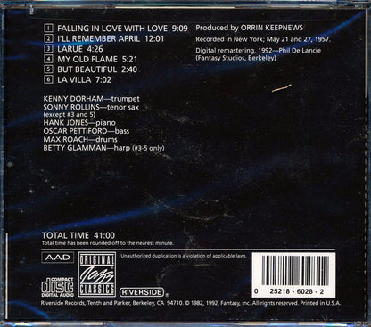 Kenny Dorham, Sonny Rollins - Jazz Contrasts (remastered) Music CD