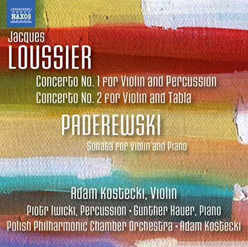 Loussier / Paderewski - Violin Ctos 1 & 2 Sonata For Violin & Pno In - Music CD