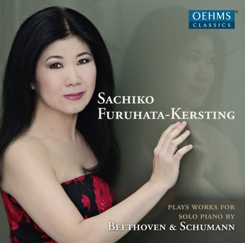 the album cover for Beethoven / Schumann - Sachiko Furuhata-Kersting Plays Beethoven