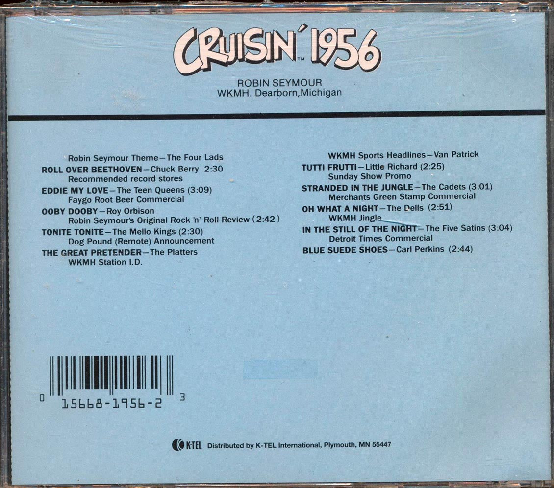 Roy Orbison, The Five Satins, Carl Perkins, Etc. - Cruisin' 1956 Music CD