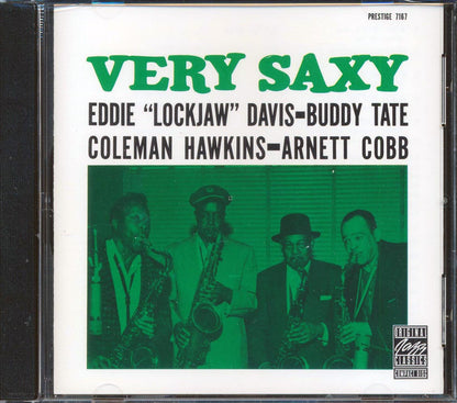 Eddie Lockjaw Davis, Buddy Tate, Coleman Hawkins, Arnett Cobb - Very Saxy (marked/ltd stock) Music CD