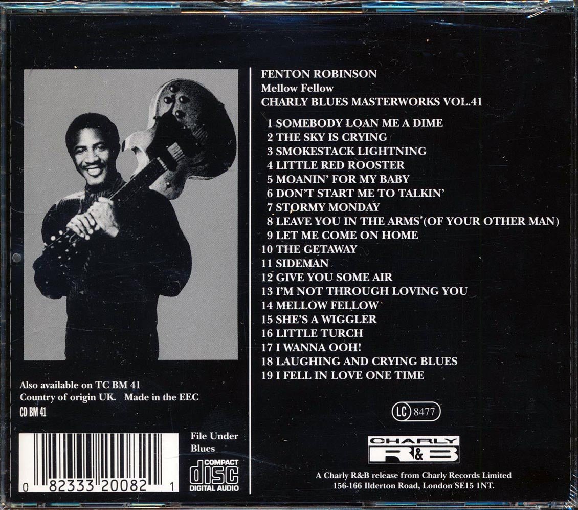 Fenton Robinson - Mellow Fellow: Charly Blues Masterworks Volume 41 Music CD