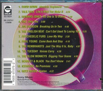 David Bowie, Roxy Music, Psychedelic Furs, The Blow Monkeys, Etc - Flashback Cafe Volume 2: The Best Blend Of 80's Mellow New Wave (marked/ltd stock) Music CD