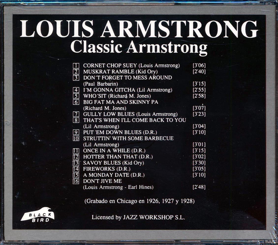 Louis Armstrong - Classic Armstrong Music CD