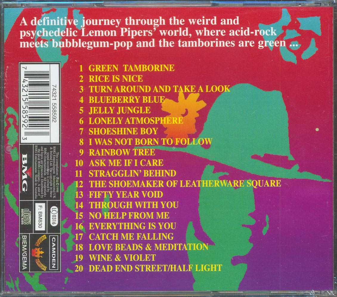 The Lemon Pipers - Best Of The Lemon Pipers (20 tracks) Music CD