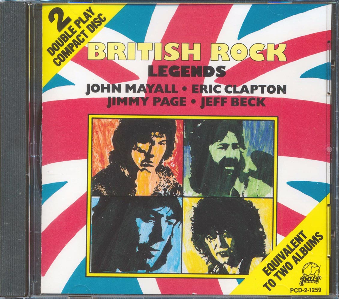 Jimmy Page, John Mayall, Eric Clapton, Jeff Beck, Etc. - British Rock Legends (20 tracks) Music CD