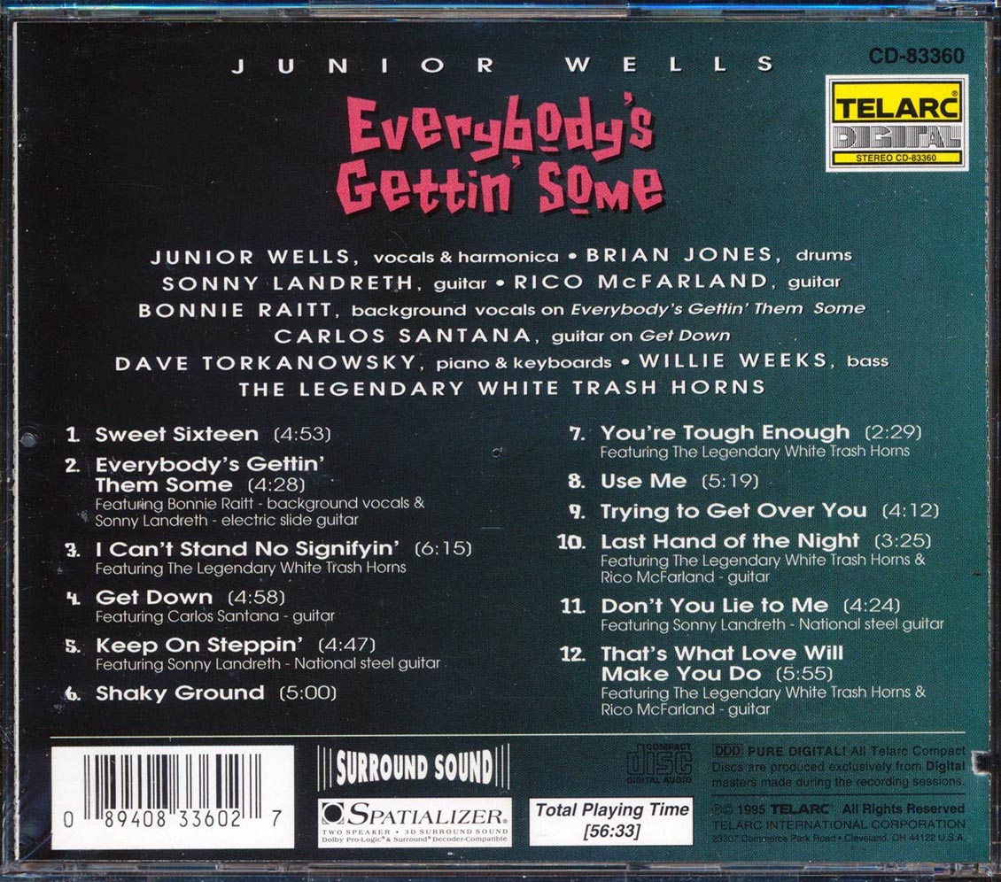 Junior Wells - Everybody's Gettin' Some (marked/ltd stock) Music CD