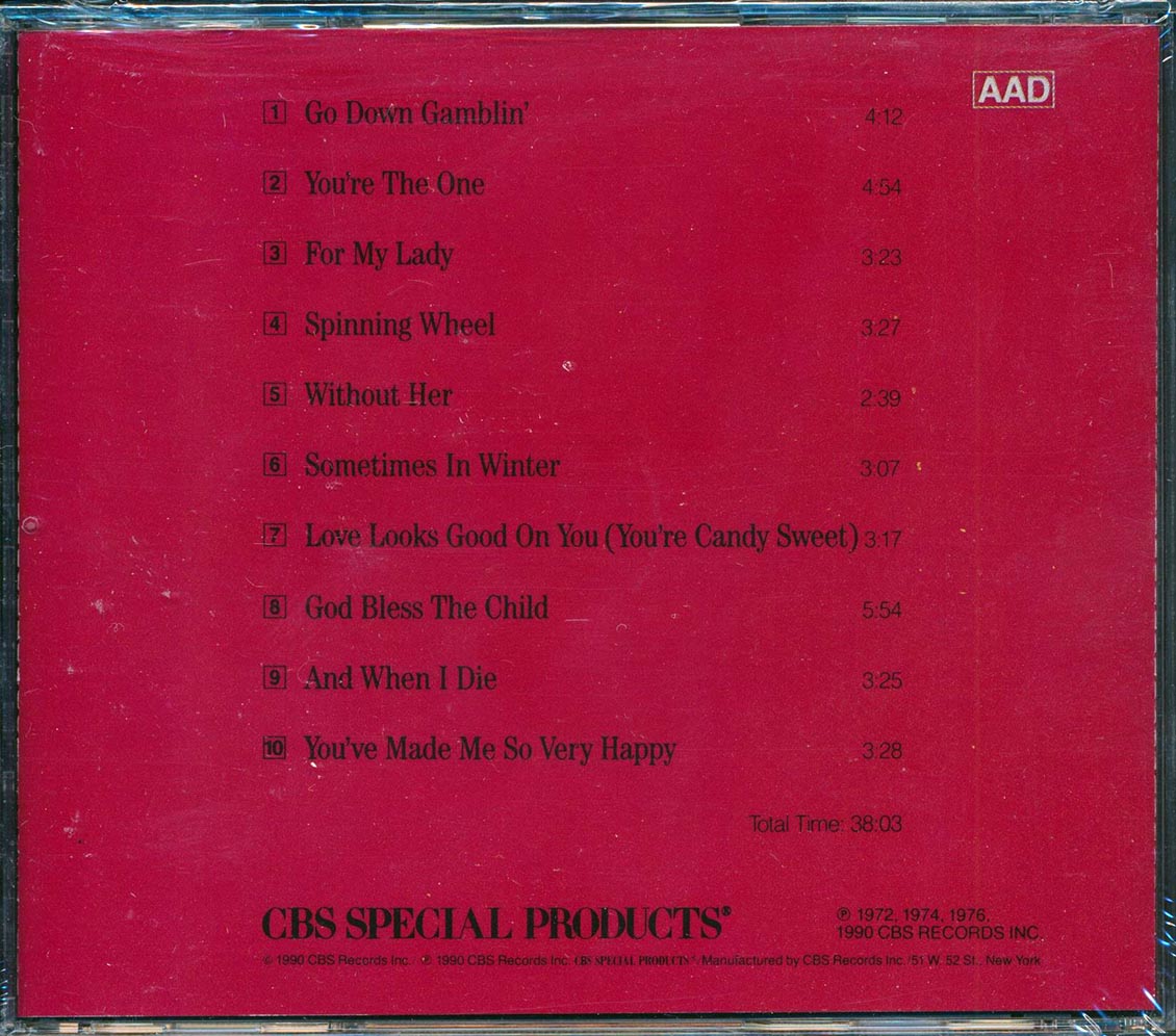 Found Treasures - Blood, Sweat & Tears Music CD