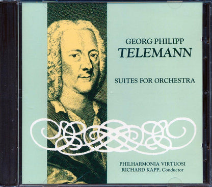 Georg Philipp Telemann - Suites For Orchestra: Philharmoic Virtuoso Richard Kapp, Conductor (22 tracks) Music CD