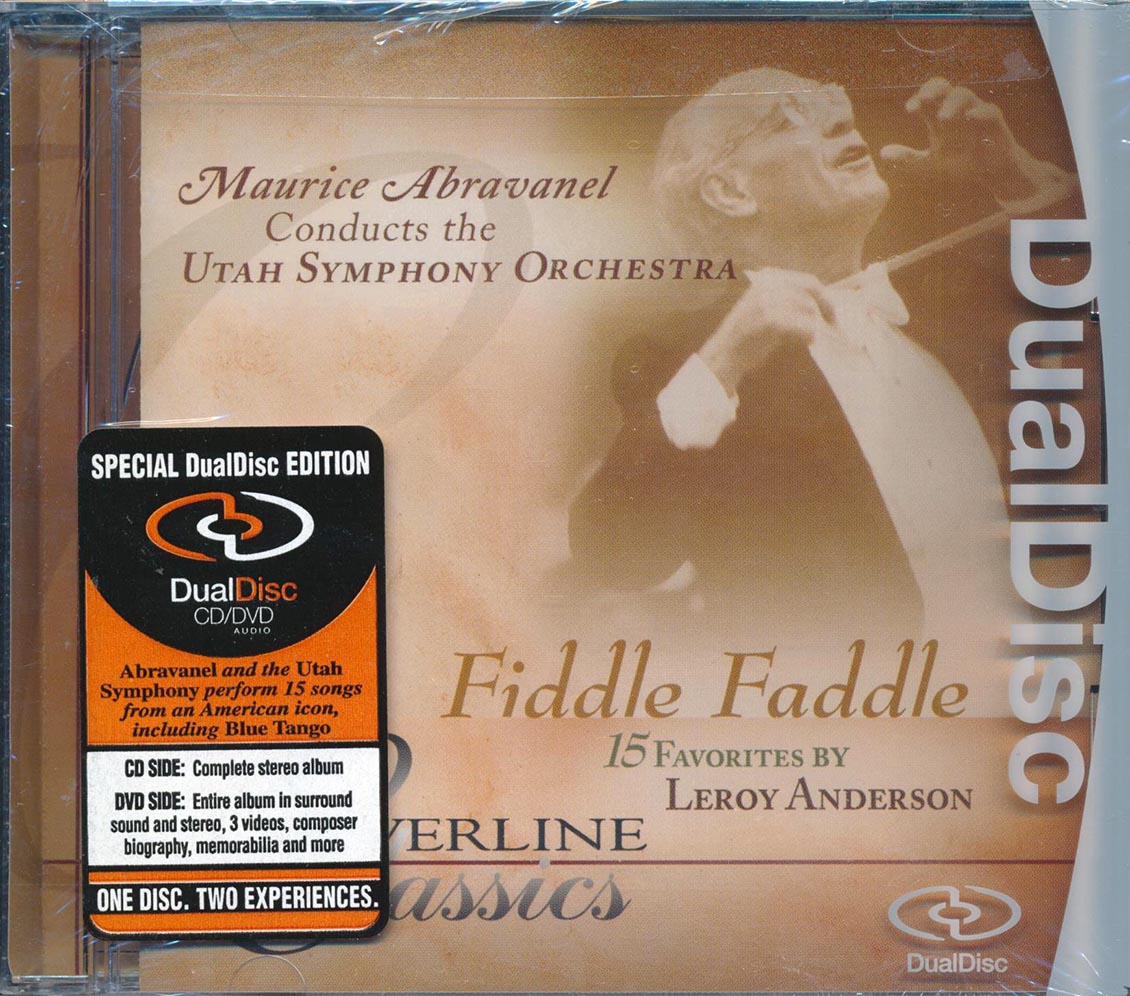 Leroy Anderson - Fiddle Faddle: Maurice Abravanel Conducts The Utah Symphony Orchestra (CD/DVD dualdisc) Music CD