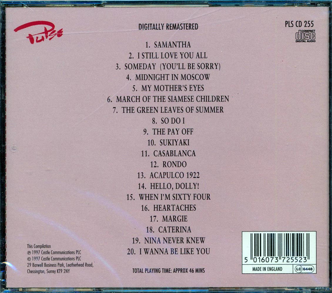 Kenny Ball - Greatest Hits (20 tracks) Music CD