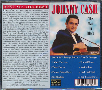 Johnny Cash - Best Of The Best: The Man In Black Music CD