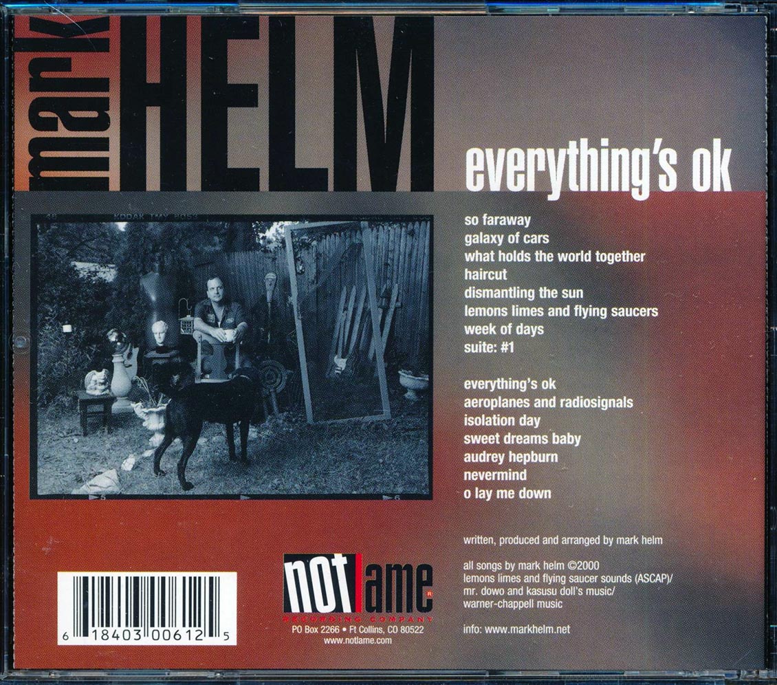 Mark Helm - Everything's OK Music CD