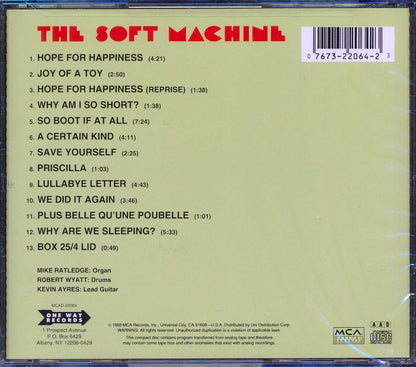 The Soft Machine - The Soft Machine Music CD