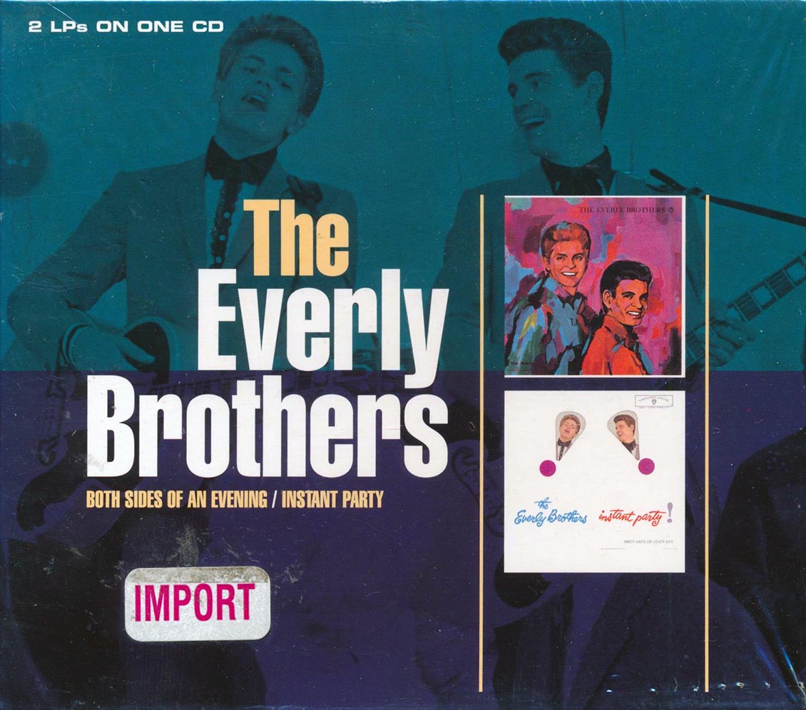 The Everly Brothers - Both Sides Of An Evening + Instant Party (2 albums on 1 CD) (34 tracks) (+8 bonus tracks) Music CD