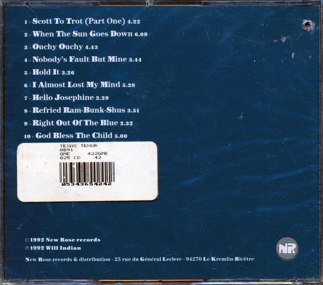 Clifford Scott - Texas Tenor (marked/ltd stock) Music CD