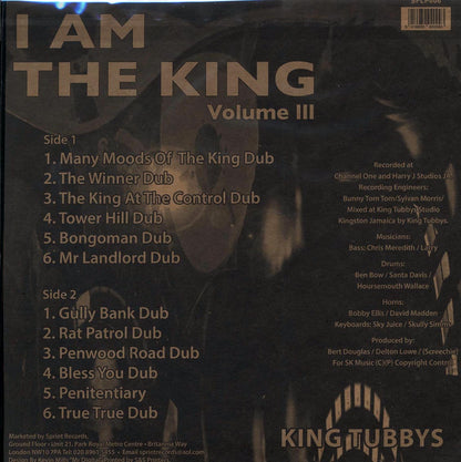 King Tubby - I Am The King Volume 3 Vinyl Record