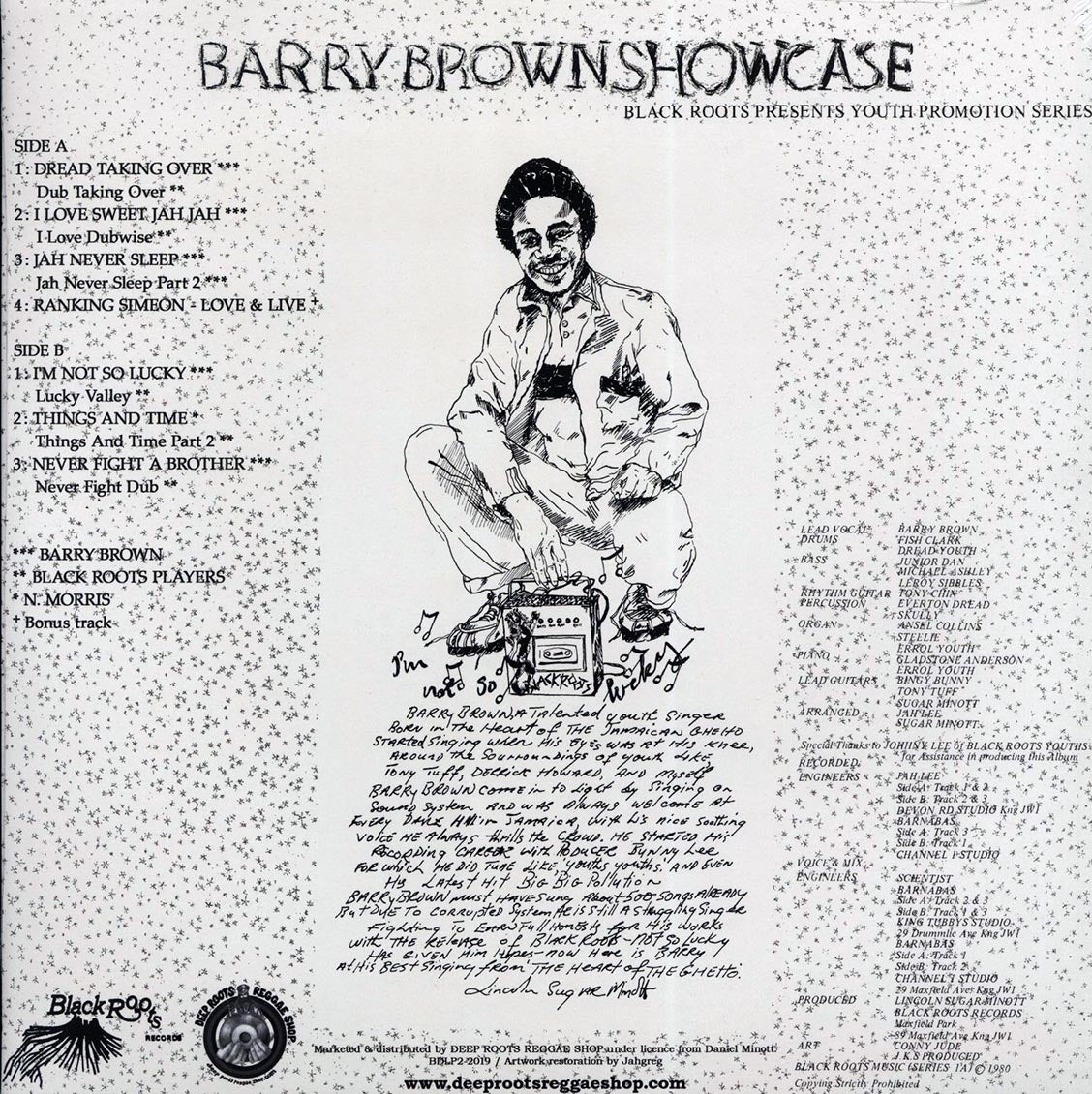 Barry Brown - I'm Not So Lucky Vinyl Record