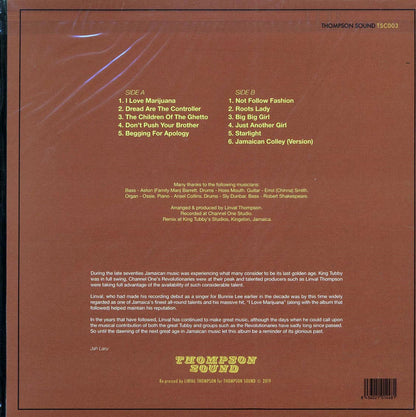 Linval Thompson - I Love Marijuana Vinyl Record