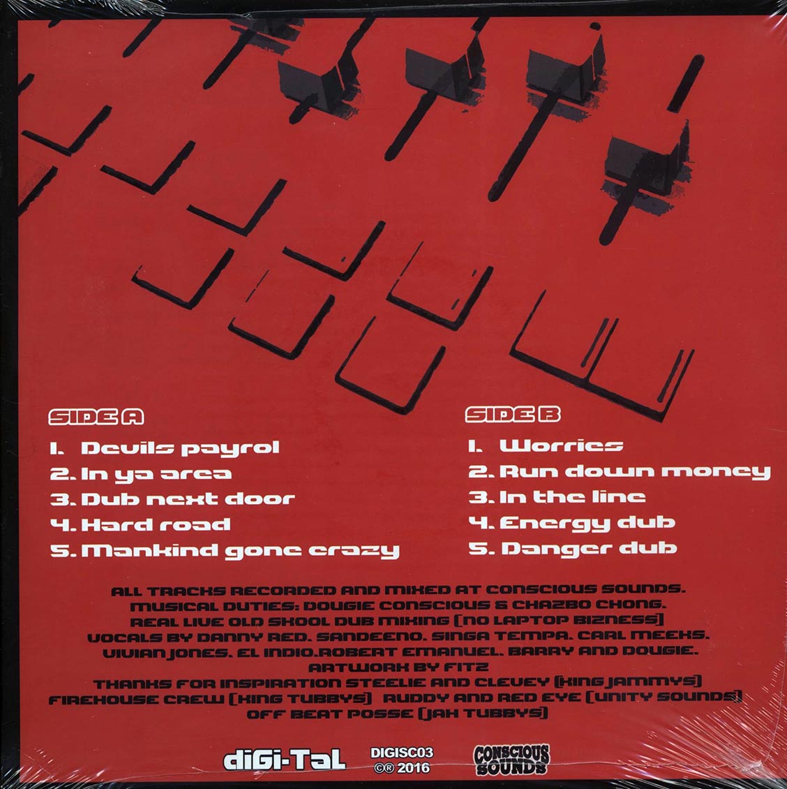Conscious Sounds - Digi-Tal Dub Vinyl Record
