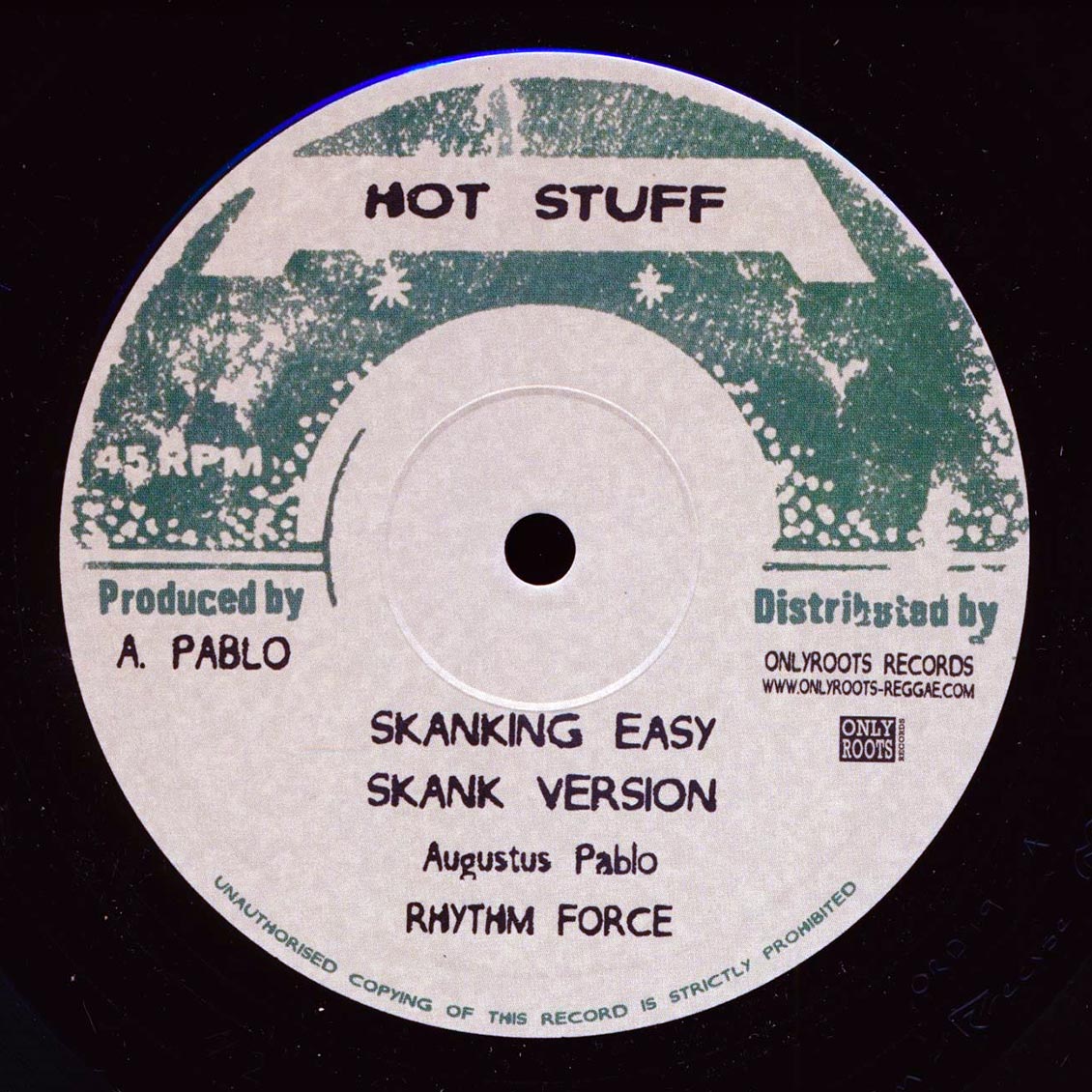Augustus Pablo - Skanking Easy; Augustus Pablo - Skank Version  /  Dillinger - Down Town Rock; Augustus Pablo - Havendale Rock 10" Vinyl Record