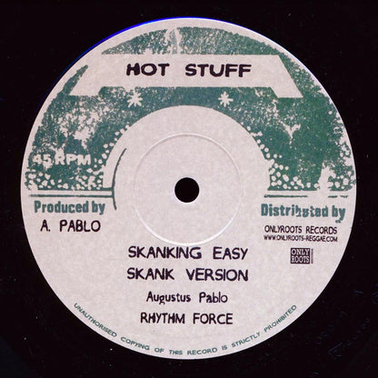 Augustus Pablo - Skanking Easy; Augustus Pablo - Skank Version  /  Dillinger - Down Town Rock; Augustus Pablo - Havendale Rock 10" Vinyl Record