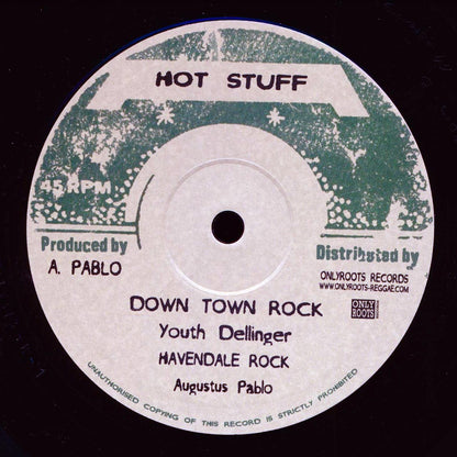 Augustus Pablo - Skanking Easy; Augustus Pablo - Skank Version  /  Dillinger - Down Town Rock; Augustus Pablo - Havendale Rock 10" Vinyl Record