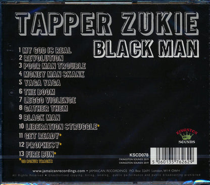 Tappa Zukie - Black Man Music CD