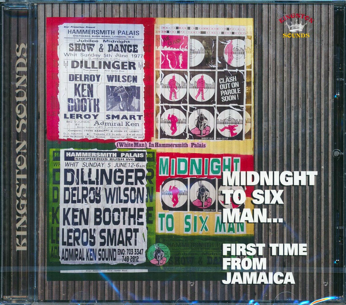 Dillinger, Delroy Wilson, Ken Boothe, Leroy Smart,  Etc. - Midnight To Six Man: First Time From Jamaica Music CD