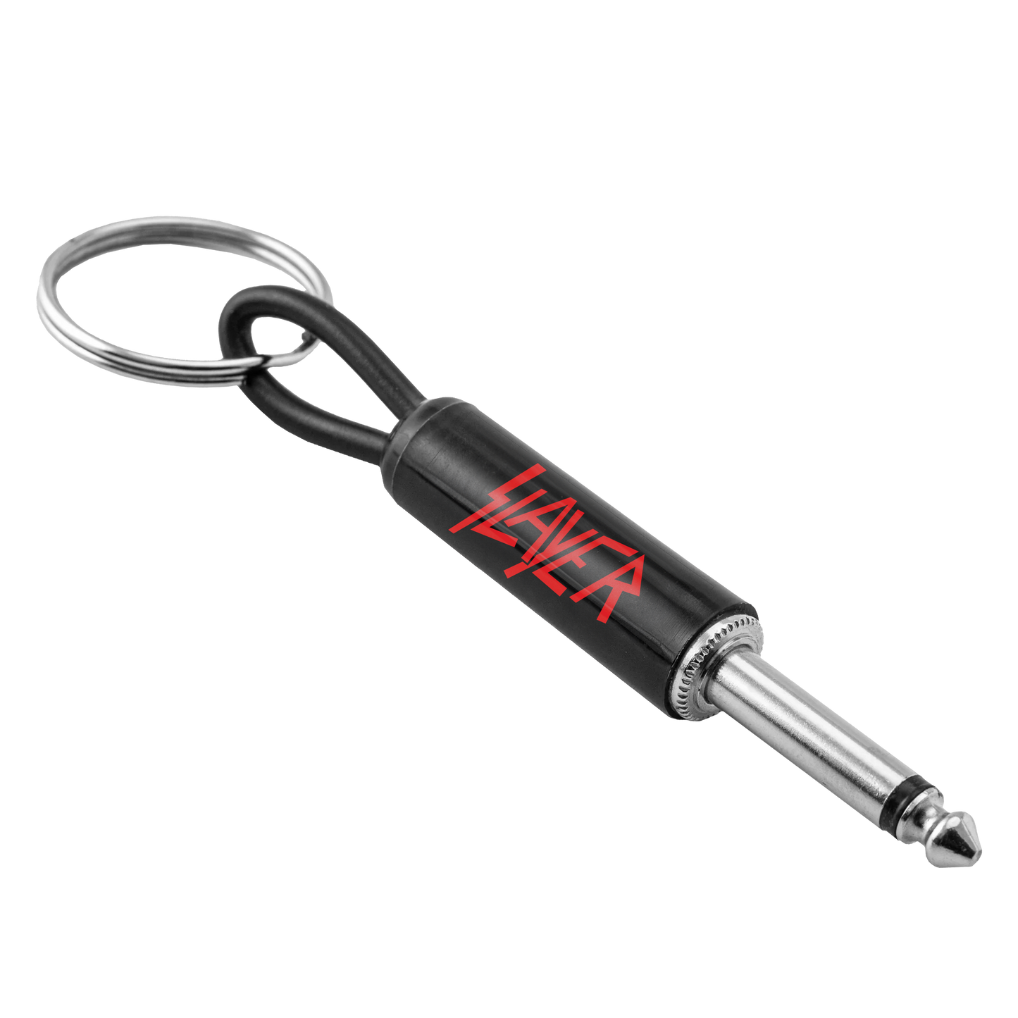 Slayer Red Logo Plug Keychain Pluginz Keychains