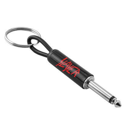 Slayer Red Logo Plug Keychain Pluginz Keychains