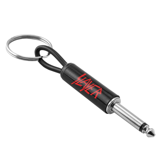 Slayer Red Logo Plug Keychain Pluginz Keychains