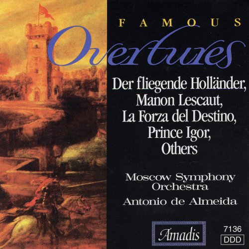 the album cover for Antonio De Almeida - Famous Overtures / Various