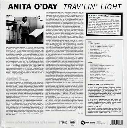 Anita O'Day - Trav'lin' Light (+bonus track) (ltd. ed.) (180g) (remastered) Vinyl Record