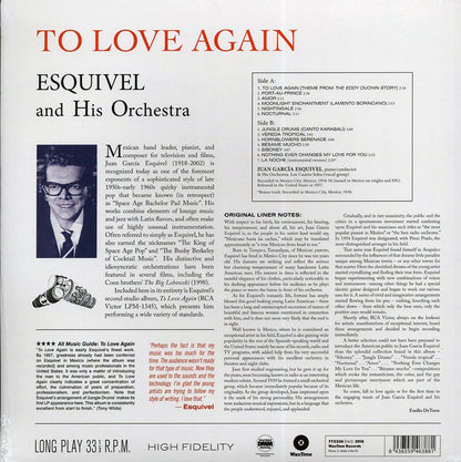 Esquivel & His Orchestra - To Love Again (DMM) (ltd. ed.) (180g) (High-Def VV) (remastered) Vinyl Record