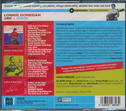 Lonnie Donegan - Lonnie + Showcase (2 albums on 1 CD) (25 tracks) (incl. 20-page booklet) (remastered) (24-bit mastering) Music CD
