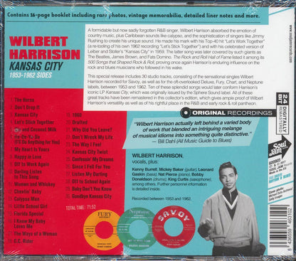 Wilbert Harrison - Kansas City: 1953-1962 Sides (30 tracks) (incl. 16-page booklet) (remastered) (24-bit mastering) Music CD
