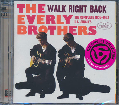 The Everly Brothers - Walk Right Back: The Complete 1956-1962 US Singles (51 tracks) (+11 bonus tracks) (2xCD) (incl. 16-page booklet) (remastered) (24-bit mastering) Music CD