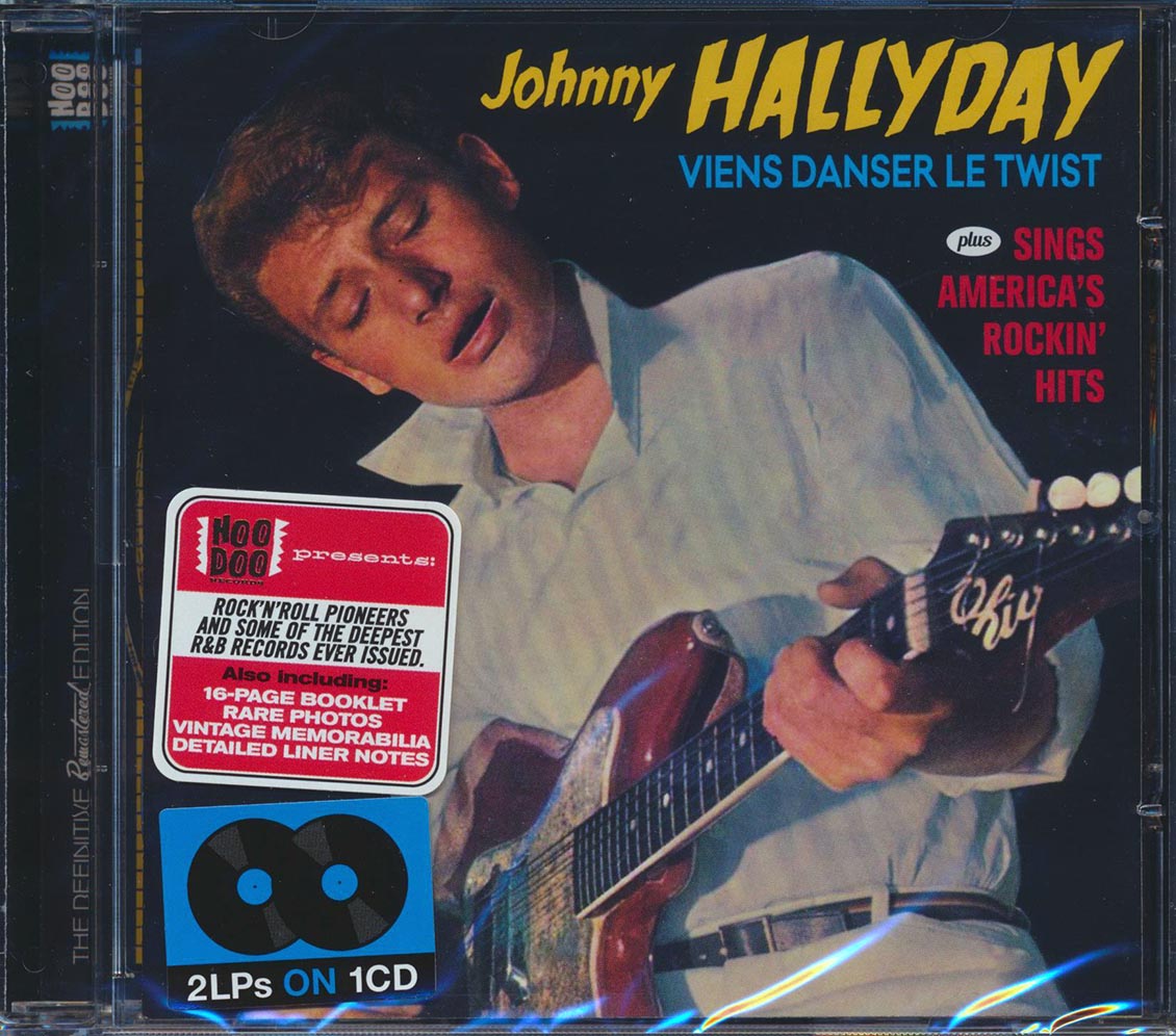 Johnny Hallyday - Viens Danser Le Twist + Sings America's Rockin' Hits (2 albums on 1 CD) (29 tracks) (incl. 16-page booklet) (remastered) (24-bit mastering) Music CD