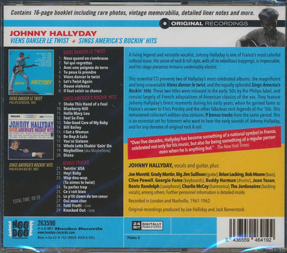 Johnny Hallyday - Viens Danser Le Twist + Sings America's Rockin' Hits (2 albums on 1 CD) (29 tracks) (incl. 16-page booklet) (remastered) (24-bit mastering) Music CD