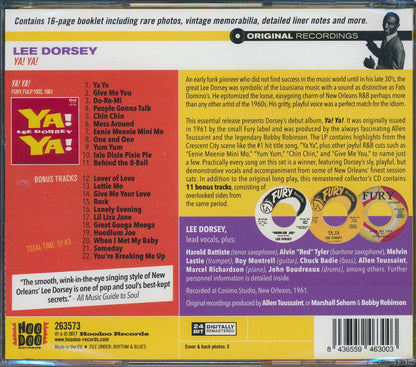 Lee Dorsey - Ya! Ya! (22 tracks) (+11 bonus tracks) (incl. 16-page booklet) (24-bit mastering) (remastered) Music CD
