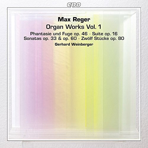 the album cover for Reger / Weinberger - Organ Works 1