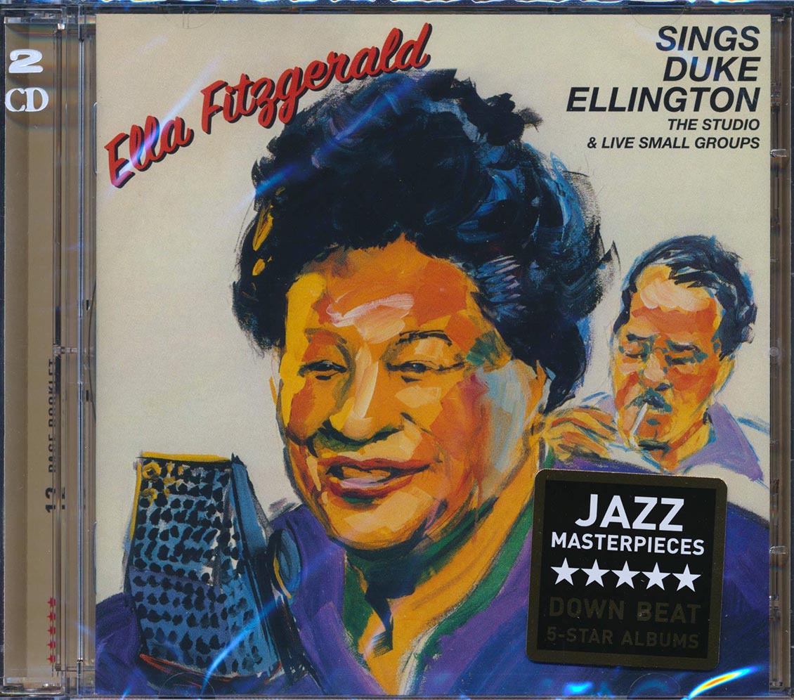 Ella Fitzgerald - Sings Duke Ellingston: The Studio & Live Small Groups (38 tracks) (2xCD) (incl. 12-page booklet) (remastered) (24-bit mastering) Music CD