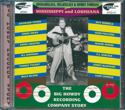 Vern Pullens, Billy Blank, Jimmy Swan, Etc. - Rockabillies, Hillbillies & Honky Tonkers From Mississippi And Louisiana: The Big Howdy Recording Company Story (33 tracks) (incl. large booklet) (remastered) Music CD