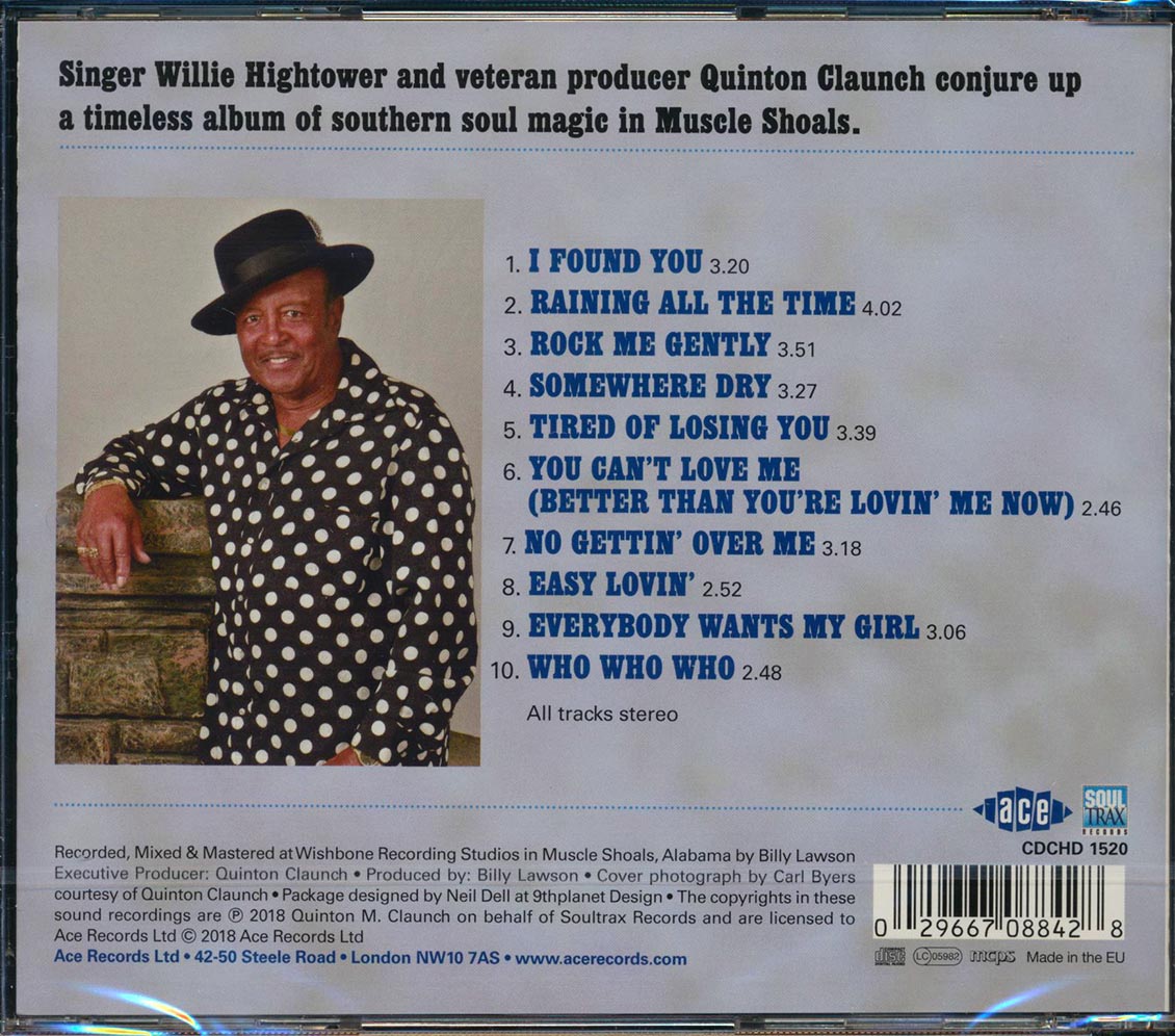 Willie Hightower - Out Of The Blue (remastered) Music CD